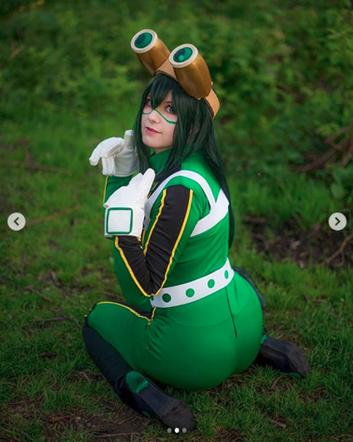 My Hero Academia: Froppy salió de la pantalla con un cosplay digno de reconocerse