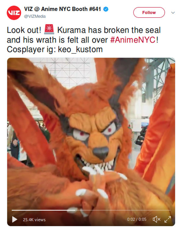 Este cosplay de Kurama de Naruto es espectacular
