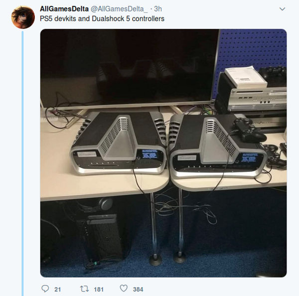 Se filtran fotos del devkit del PS5, DualShock 5 y Demon's Souls Remake