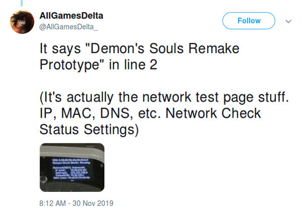 Se filtran fotos del devkit del PS5, DualShock 5 y Demon's Souls Remake