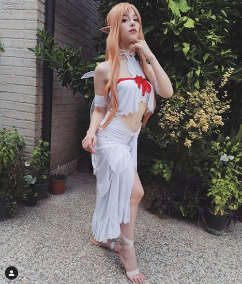 Así se vería Titania Asuna de Sword Art Online en la vida real