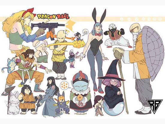 Dragon Ball: Artista de Marvel y DC Comics dibuja a Goku y compañía