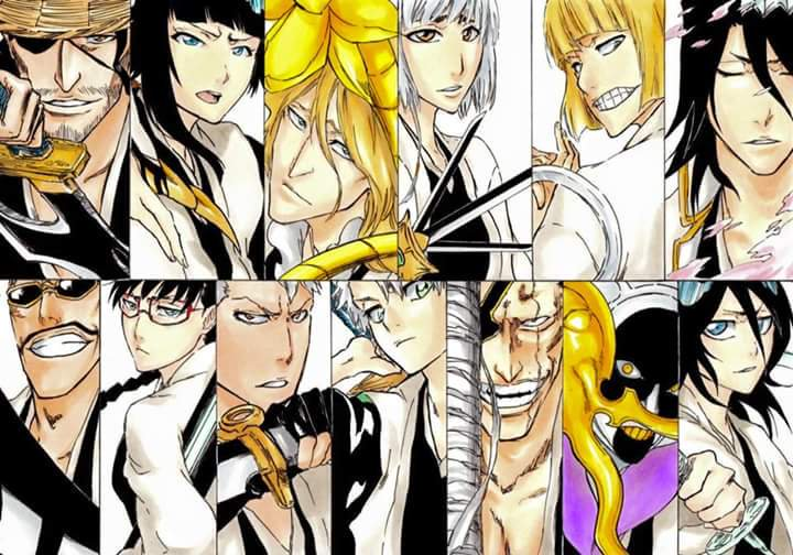 Las 13 divisiones en Bleach