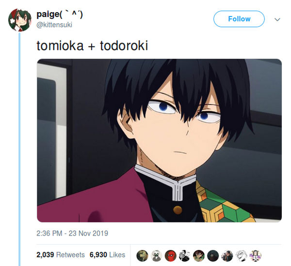 Cuando Demon Slayer y My Hero Academia se fusionan en un personaje