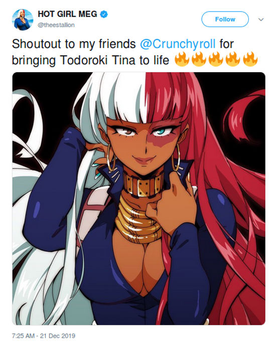 My Hero Academia: Así se vería “Todoroki Tina” en el anime