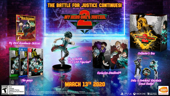 My Hero One’s Justice 2 tendrá su edición de colección