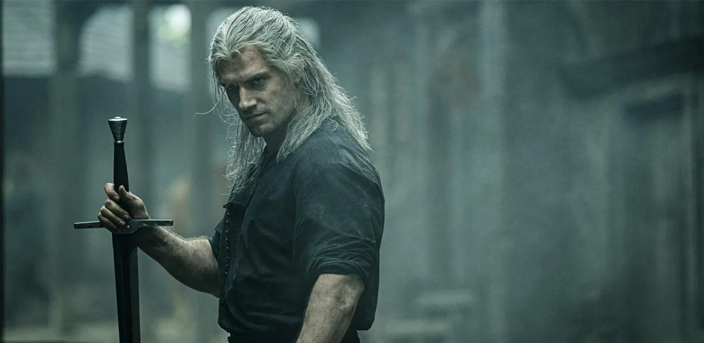 Geralt en la primera temporada de The Witcher
