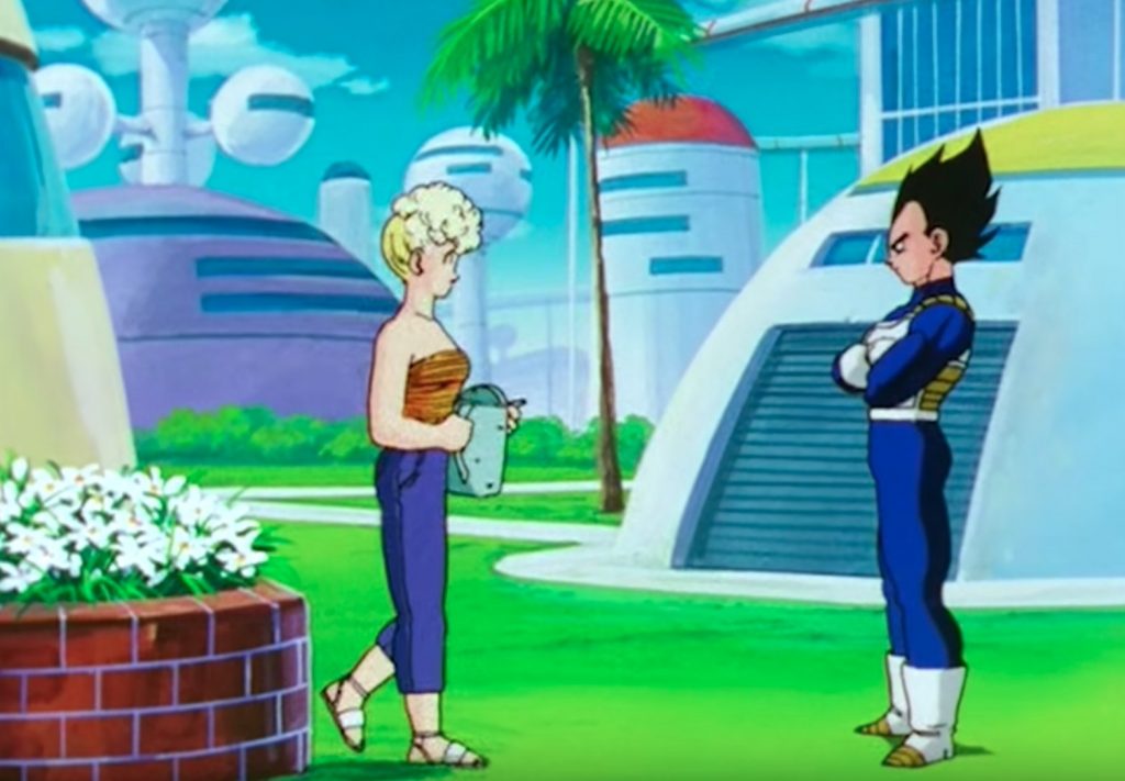 Dragon Ball Z, Vegeta y la mamá de Bulma