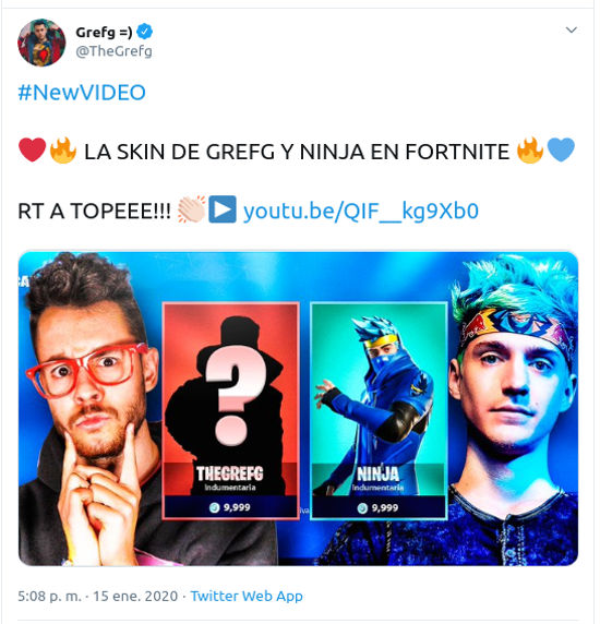 Fortnite: Loserfruit, Ninja, Tfue y todos los que llegarán en Icon Series