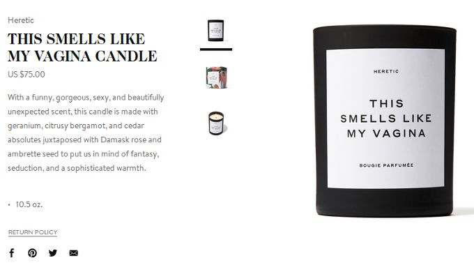 Mejor que el agua de Belle: Se agotan velas con olor a genitales de Pepper Potts