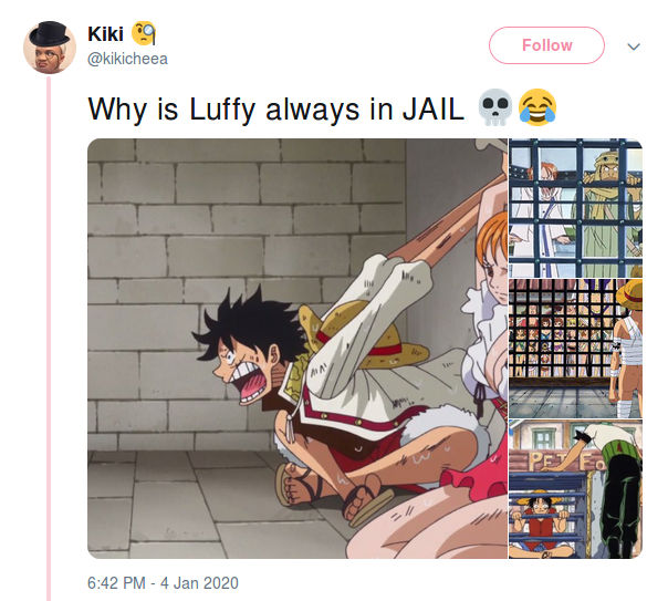 One Piece y la atracción de Luffy a las prisiones