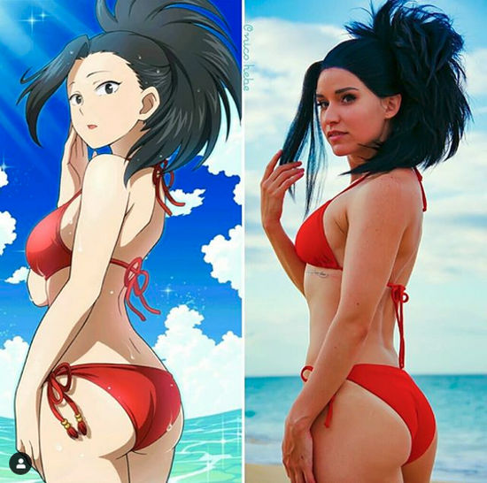 Momo de My Hero Academia consigue un cosplay veraniego