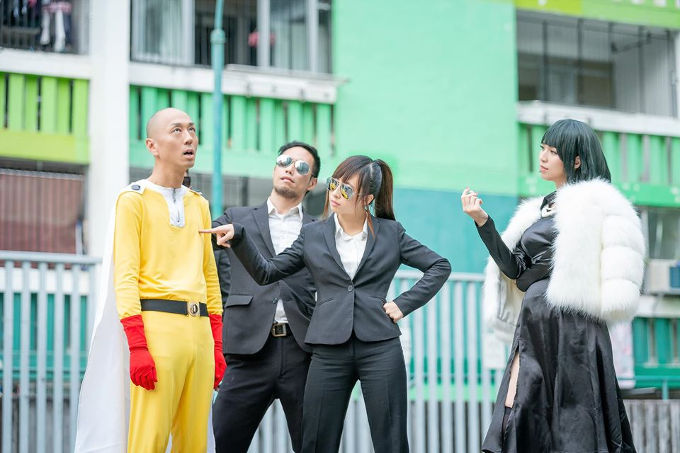 One-Punch Man consigue un cosplay de Fubuki y sus aliados