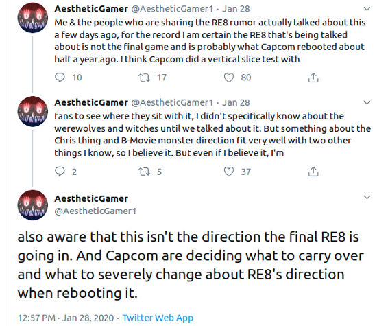 Filtran detalles controversiales de Resident Evil 8, pero el desarrolló reinició