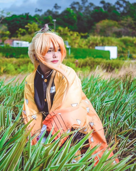 Demon Slayer: Otra idea de cómo se vería Zenitsu como mujer