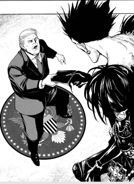 Donald Trump aparece en el nuevo manga de Death Note