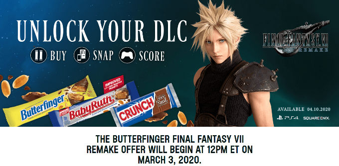 Come chocolates y consigue DLC de Final Fantasy VII Remake