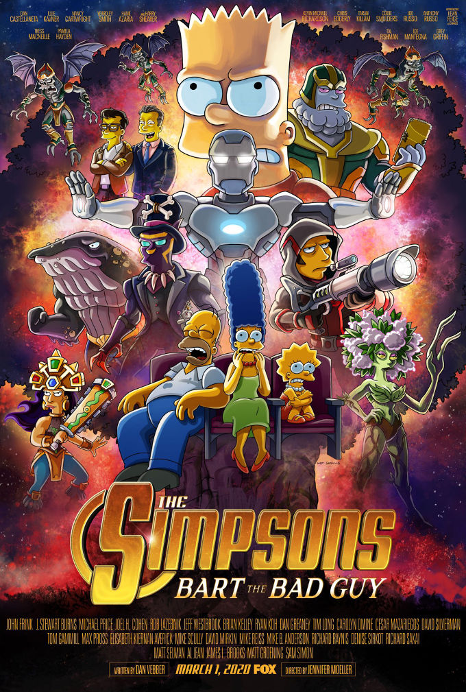 Los Simpson parodian las películas de Avengers