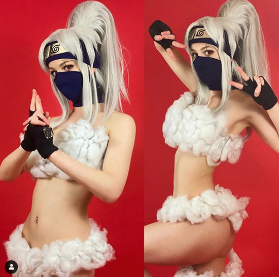 Así se vería Kakashi-sensei con el Jutsu Sexy de Naruto