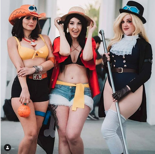 Luffy, Ace y Sabo de One Piece reunidos por el cosplay