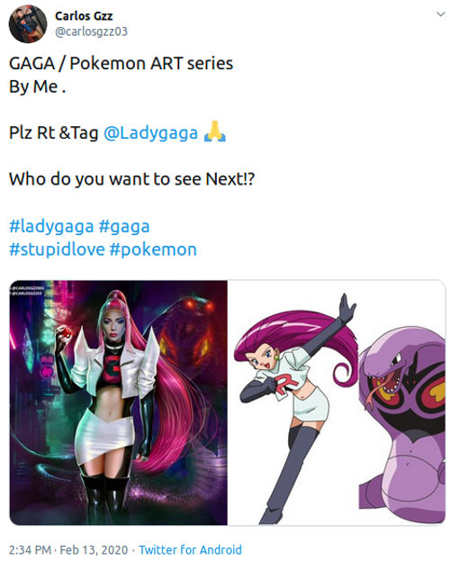 Pokémon: Lady Gaga se transformó en un miembro del Equipo Rocket