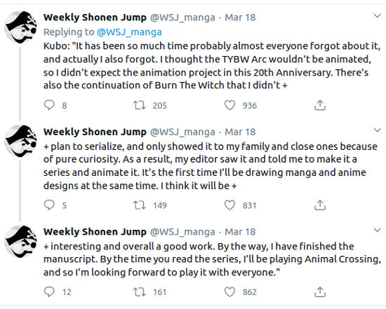 Creador de Bleach habla del regreso del anime