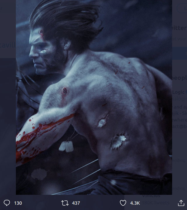 Así imagina un artista a Henry Cavill como Wolverine