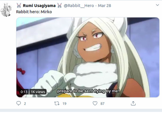 My Hero Academia: Por fin entra en escena la heroína Mirko