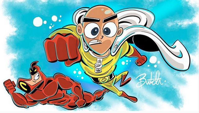 Creador de Los Padrinos Mágicos dibuja a Saitama de One-Punch Man