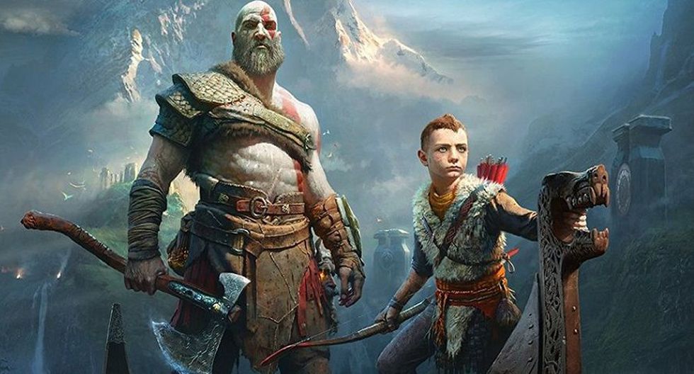 Kratos en God of War para PS4