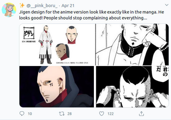 Fans reaccionan Jigen en el anime de Boruto: Naruto Next Generations