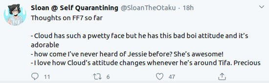 A un lado Tifa y Aeris: Jessie es la favorita en Final Fantasy VII Remake