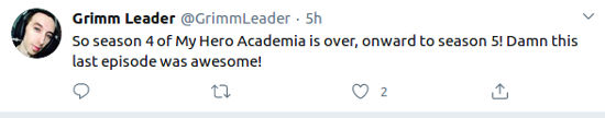 Fans reaccionan al final de la Temporada 4 de My Hero Academia