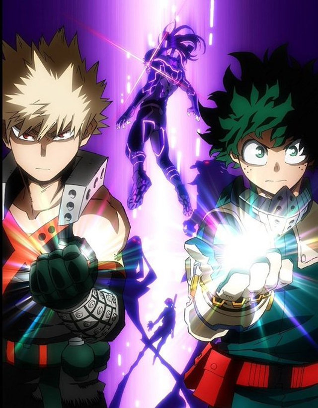 My Hero Academia: Heroes Rising consigue arte para su Blu-ray y DVD