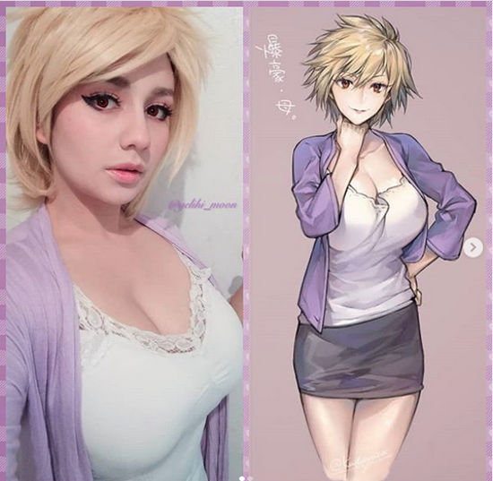 A este cosplay de la mamá de Bakugo en My Hero Academia le falta algo