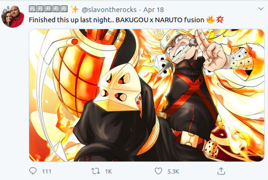 Artista mezcla My Hero Academia con Naruto y el resultado es sorprendente