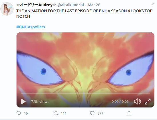 Fans emocionados por el final de la Temporada 4 de My Hero Academia
