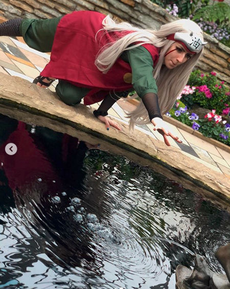 Así podría verse Jiraiya de Naruto como mujer