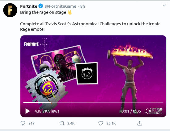 Entérate cómo conseguir la Travis Scott Skin Fortnite