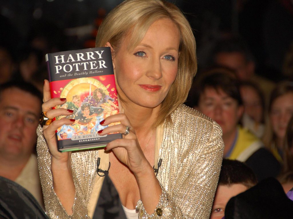 J.K. Rowling autora de Harry Potter