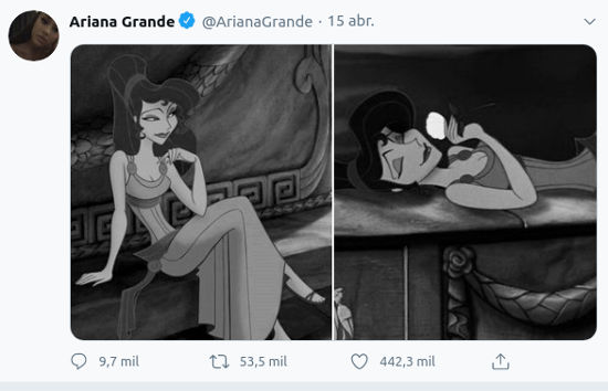 Ariana Grande quiere ser Megara en el live-action de Hércules