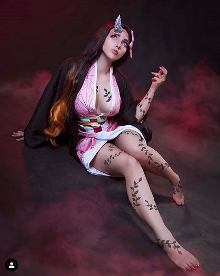 Así se vería Nezuko de Demon Slayer en su forma demonio en la realidad