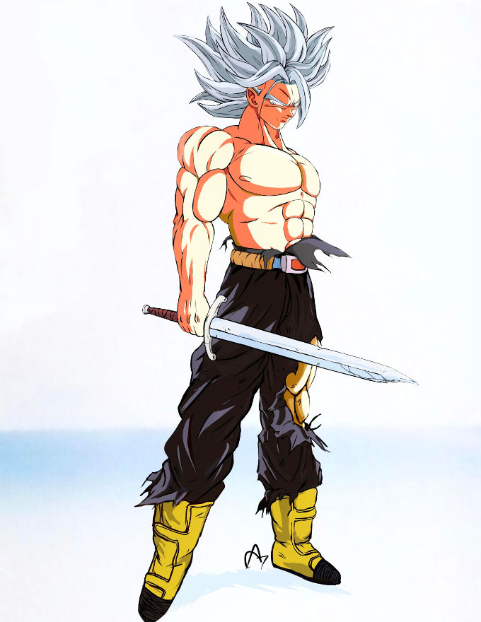Así podría verse Trunks del Futuro de Dragon Ball con Ultra Instinto