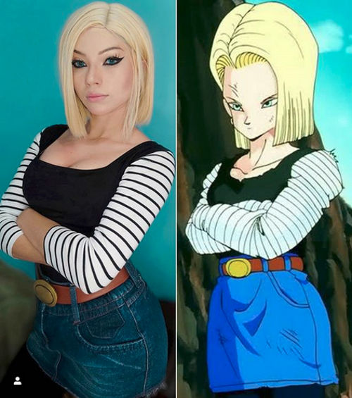 Androides No. 17 y 18 de Dragon Ball Z consiguen cosplay doble