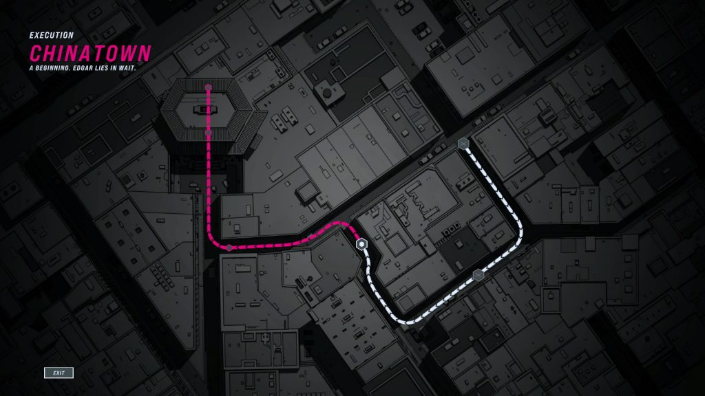 Mapa de los escenarios de John Wick Hex