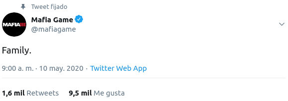 La serie de Mafia regresa, pero no se sabe cómo