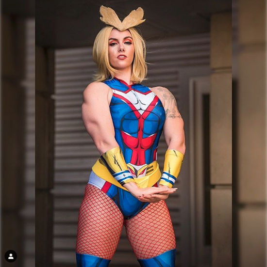 Así podría verse All Might de My Hero Academia como mujer