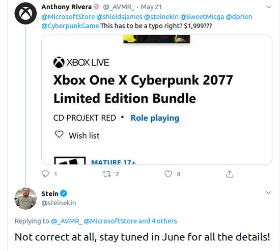 Precio de Xbox One X de Cyberpunk 2077 aterra a los jugadores