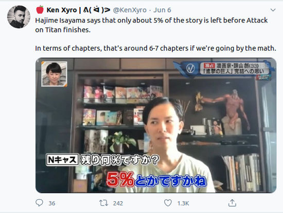 Attack on Titan se acerca al final y te decimos cuánto le falta