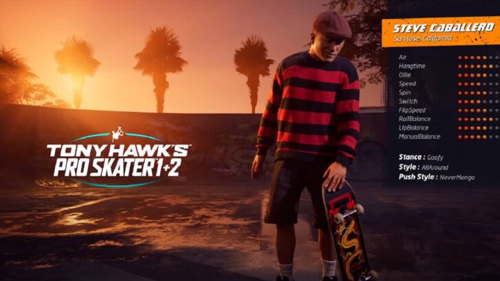 Steve Caballero en Tony Hawk's Pro Skater 1 y 2